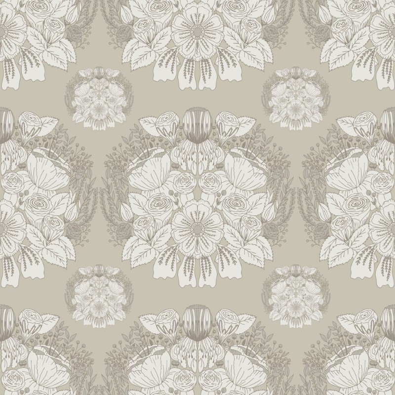 Bild på Färgsättning Damask in Beige - 1032301-01 - 10528-01